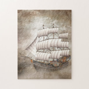 Cloud Ship Puzzle Legpuzzel