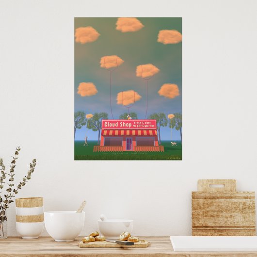 CLOUD SHOP POSTER (Keuken)