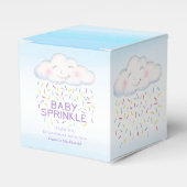 Cloud snoep baby sprinkle waterverf dank u bedankdoosjes (Voorkant Zijde)