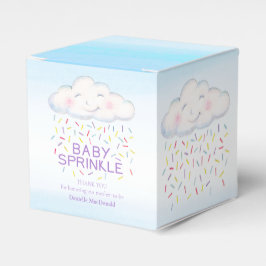 Cloud snoep baby sprinkle waterverf dank u bedankdoosjes