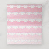 Cloud snoep waterverf kunst roze gast plaats kaart plaatskaartje (Binnenkant ongevouwen)