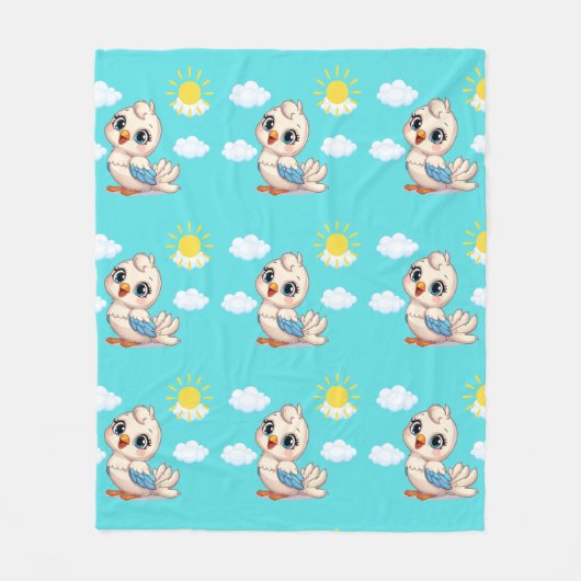 Cloud & Song Kids Fleece Deken (Voorkant)