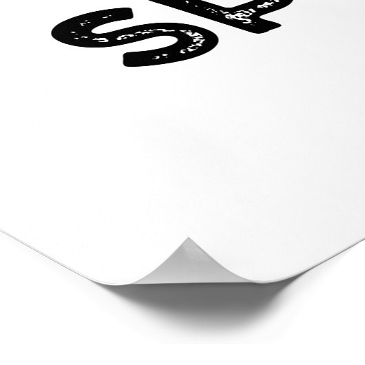 Cloud Speakers Funny Weather Pun Poster (Hoek)