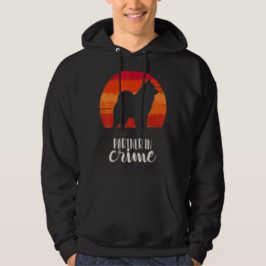 Cloud Spitz German Spitz Retro 16 Hoodie (Voorkant)