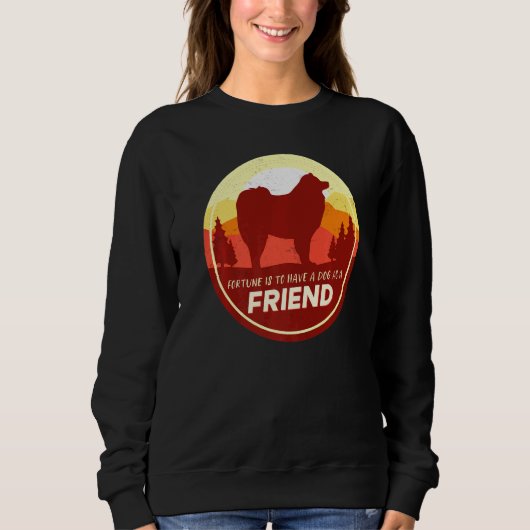 Cloud Spitz German Spitz Retro 3 Trui (Voorkant)