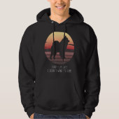 Cloud Spitz German Spitz Retro Hoodie (Voorkant)