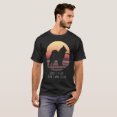 Cloud Spitz German Spitz Retro T-shirt (Voorkant volledig)