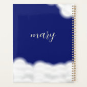 cloud&stars gepersonaliseerd planner (Achterkant)