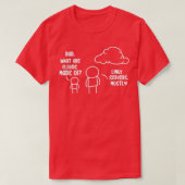 Cloud Storage Data Server Information Technology C T-shirt (Design voorkant)