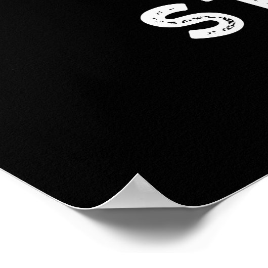 Cloud Storage Funny Weather Technology Pun Dark BG Poster (Hoek)