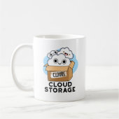 Cloud Storage Funny Weather Technology Pun Koffiemok (Links)
