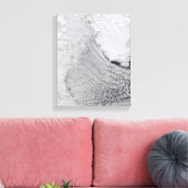 Cloud Streets in het Zee Labrador Canvas Afdruk (Insitu (Woonkamer))
