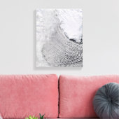 Cloud Streets in het Zee Labrador Canvas Afdruk (Insitu (Woonkamer))