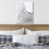 Cloud Streets in het Zee Labrador Canvas Afdruk (Insitu (Slaapkamer))