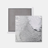 Cloud Streets in het Zee Labrador Magneet (Voorkant / Achterkant)