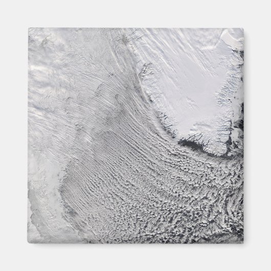 Cloud Streets in het Zee Labrador Magneet (Voorkant)