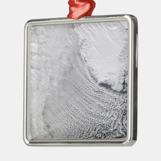 Cloud Streets in het Zee Labrador Metalen Ornament (Links)