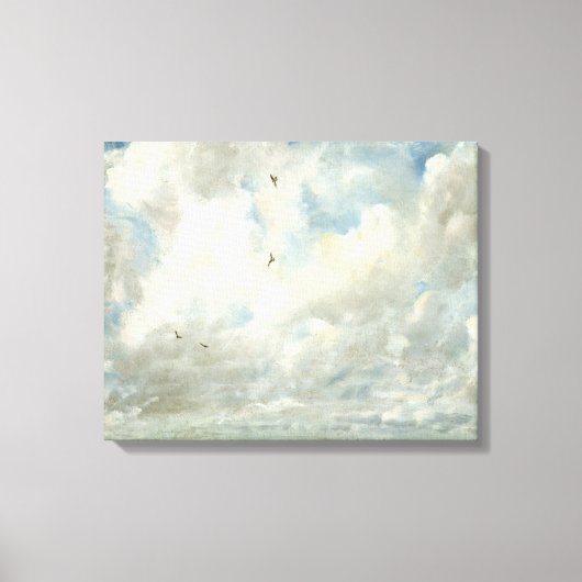 Cloud Study, 1821 (olie op papier aan boord) Canvas Afdruk (Voorkant)