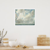 Cloud Study, 1821 (olie op papier aan boord) Poster (Keuken)