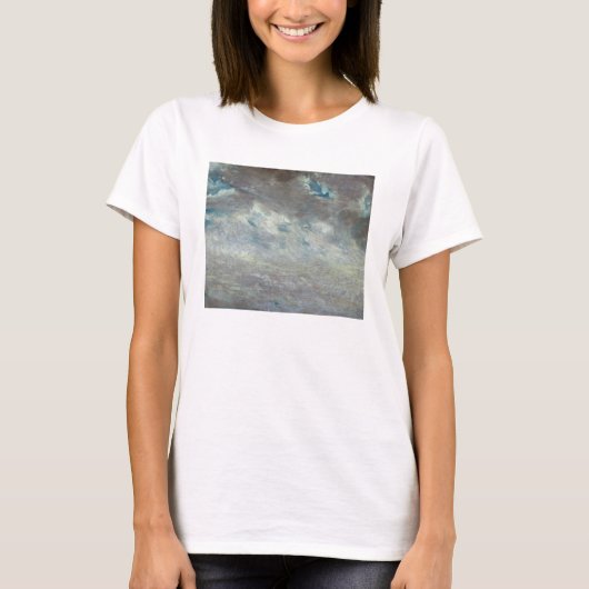 Cloud Study, 1821 (olie op papier aan boord) T-shirt (Voorkant)