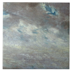 Cloud Study, 1821 (olie op papier aan boord) Tegeltje