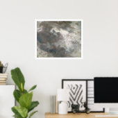Cloud Study, 1821 (olie op papier) Poster (Thuiskantoor)
