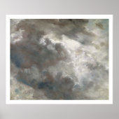 Cloud Study, 1821 (olie op papier) Poster (Voorkant)