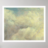 Cloud Study, c.1821 (olie op canvas) Poster (Voorkant)