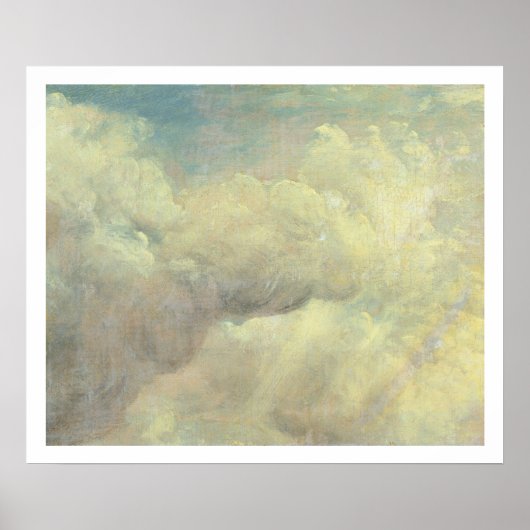 Cloud Study, c.1821 (olie op canvas) Poster (Voorkant)