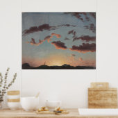 Cloud Study (Clouds in the Sky) (door Knud Baade) Poster (Keuken)