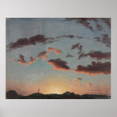 Cloud Study (Clouds in the Sky) (door Knud Baade) Poster (Voorkant)