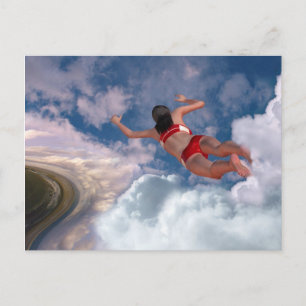 Cloud Swimming Briefkaart