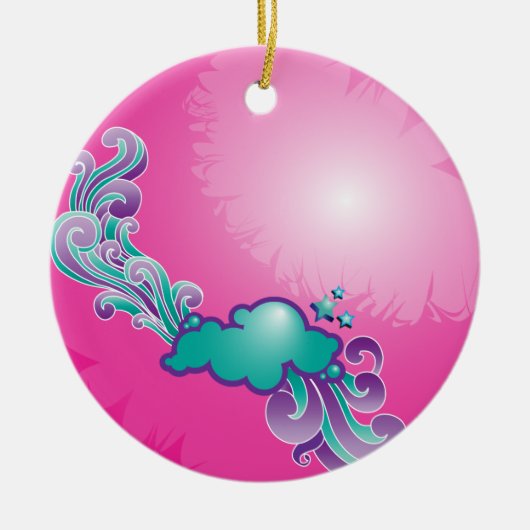 Cloud Swirl Ornament (Voorkant)
