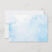 Cloud Sympathie Dank je kaart Notitiekaartje (Achterkant)