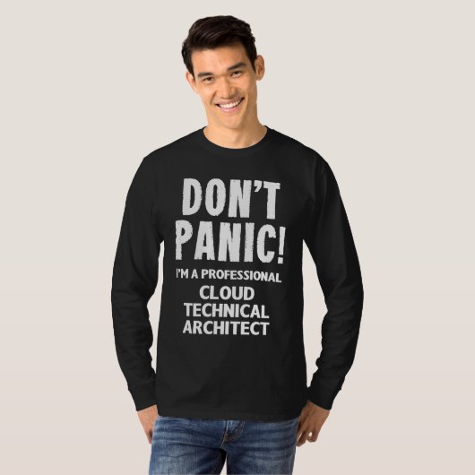 Cloud Technical Architect T-shirt (Voorkant volledig)