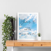 Cloud Thema Cloud Nine Modern Favors Vrijgezellenf Poster
