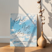 Cloud Thema Datum Nacht Ideeën Vrijgezellenfeest Poster