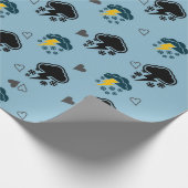 "Cloud-thema inpakpapier: cadeauverpakking met Cadeaupapier (Hoek)