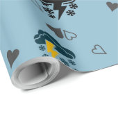 "Cloud-thema inpakpapier: cadeauverpakking met Cadeaupapier (Rol Hoek)