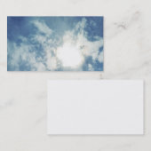 Cloud Threaded Business, 3,5 x 2,0 inch, 100 pack Visitekaartje (Voorkant / Achterkant)