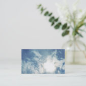 Cloud Threaded Business, 3,5 x 2,0 inch, 100 pack Visitekaartje (Staand voorkant)