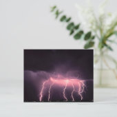 Cloud-to-Ground Lightning, Oklahoma Briefkaart (Staand voorkant)