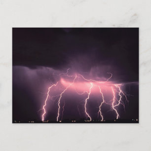 Cloud-to-Ground Lightning, Oklahoma Briefkaart