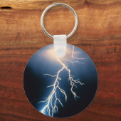 Cloud to Ground Lightning Sleutelhanger (Voorkant)