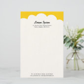 Cloud Top - Amber Briefpapier (Staand voorkant)