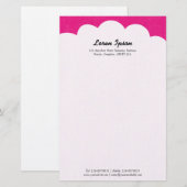 Cloud Top - Crimson Briefpapier (Voorkant / Achterkant)