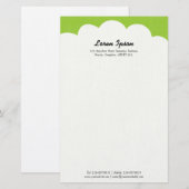 Cloud Top - Martian Green Briefpapier (Voorkant / Achterkant)