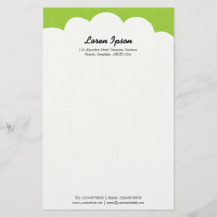 Cloud Top - Martian Green Briefpapier