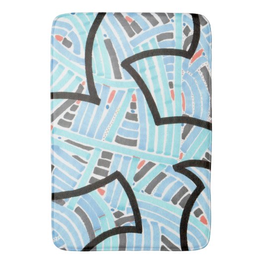 Cloud Traps Bathmat Badmat (Voorkant Verticaal)