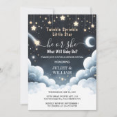 Cloud Twinkle Twinkle Little Star Genderonthulling Kaart (Voorkant)